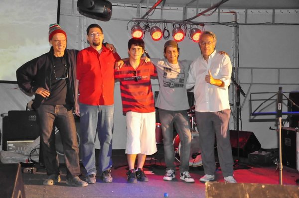 Chacal, William Mendonça, Saulo Matos, o DJ Marvilux e Fausto Fawcett.